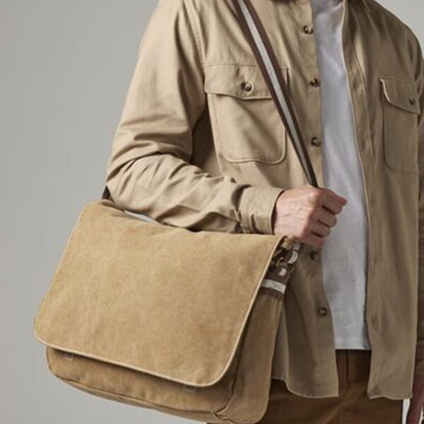 Vintage canvas despatch bag Thumbnail