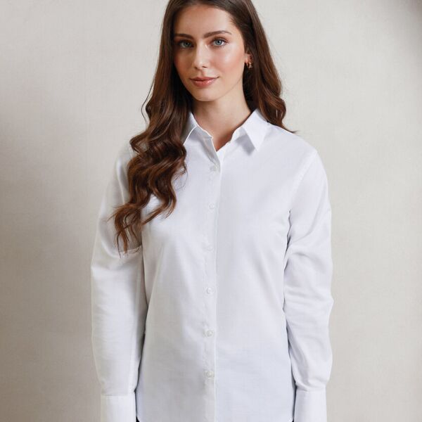Women's signature Oxford long sleeve shirt Thumbnail