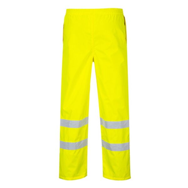 Hi-Vis Breathable Rain Trousers Yellow Thumbnail