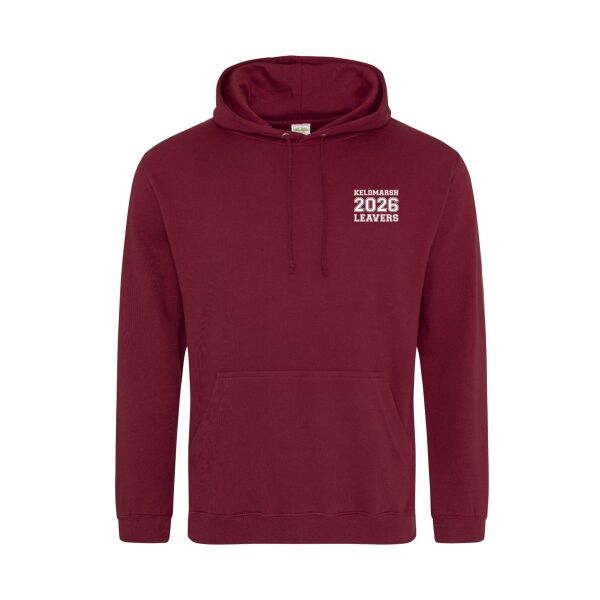 Burgundy With Initials Thumbnail